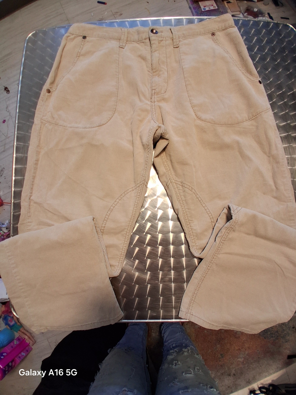 Sean John Beige Corduroy Pants